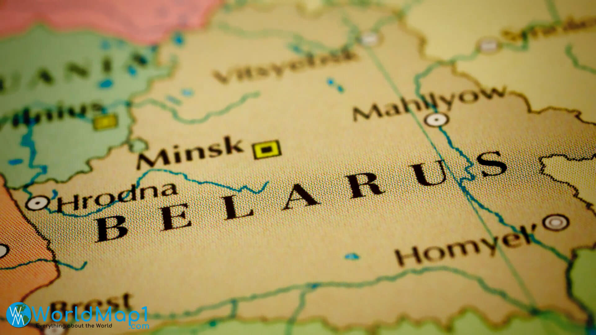 Minsk and Belarus Map